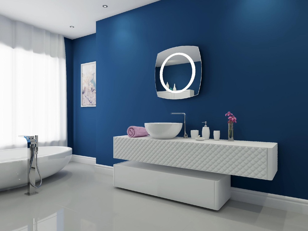 28 x 28 Halo Illuminated Mirror (Daylight)