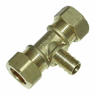 1/2 COMP X COMP X PEX TEE