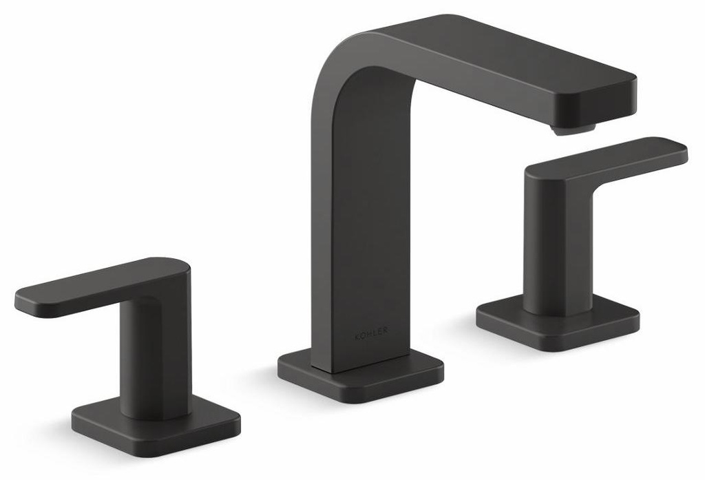 Parallel Widespread Bathroom Faucet with Lever Handles