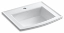 Archer Single Hole Drop-In Bathroom Sink