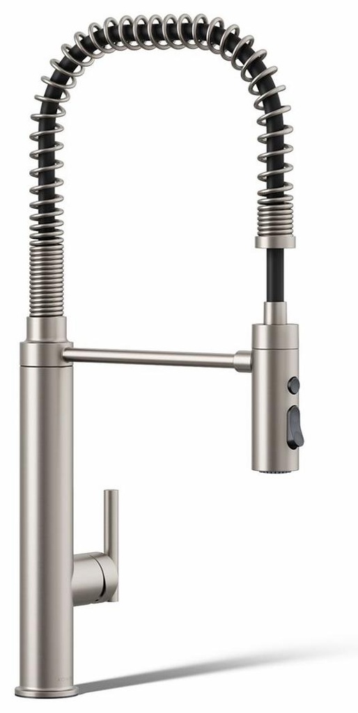 Purist Semi-Professional Kitchen Faucet with Spring Pulldown Spray