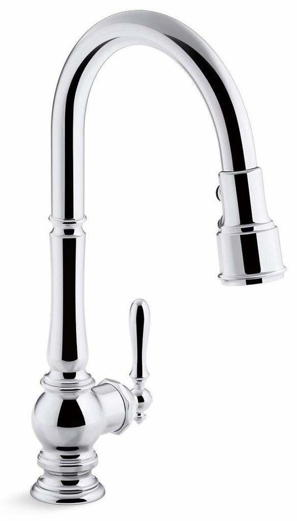 Artifacts Kitchen Faucet with Pulldown Spray