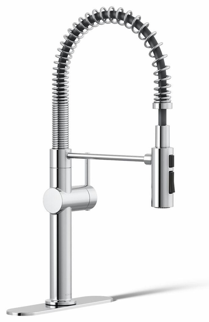Crue Semi-Professional Kitchen Faucet with Spring Pulldown Spray