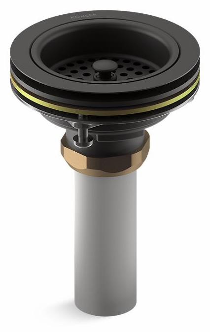 Duostrainer Sink Drain and Strainer with Tailpiece