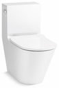 Brazn 1-Piece Compact Elongated Dual Flush Skirted Toilet