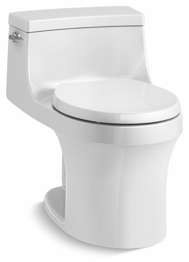 San Souci 1-Piece Round Front 1.28 GPF Toilet with Slow Close Seat