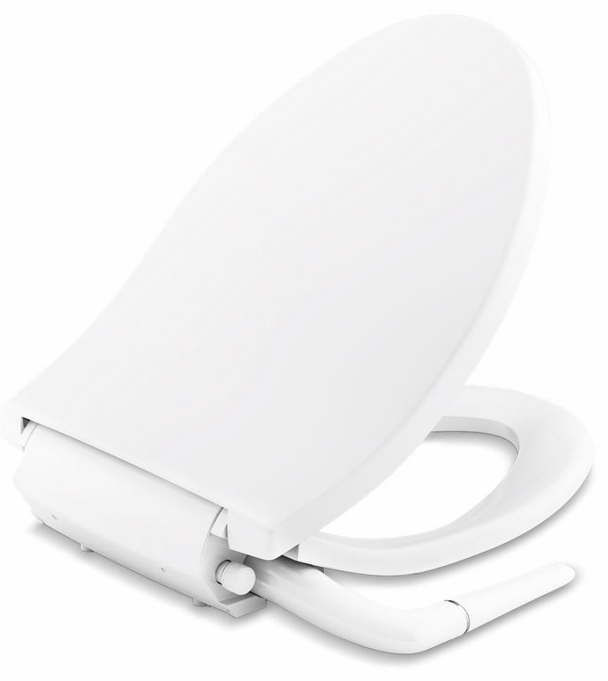 Puretide Quiet-Close Elongated Manual Bidet Toilet Seat