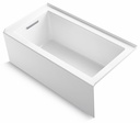 Underscore Rectangle 60" x 32" Alcove Bath with Integral Apron/Flange and LH Drain