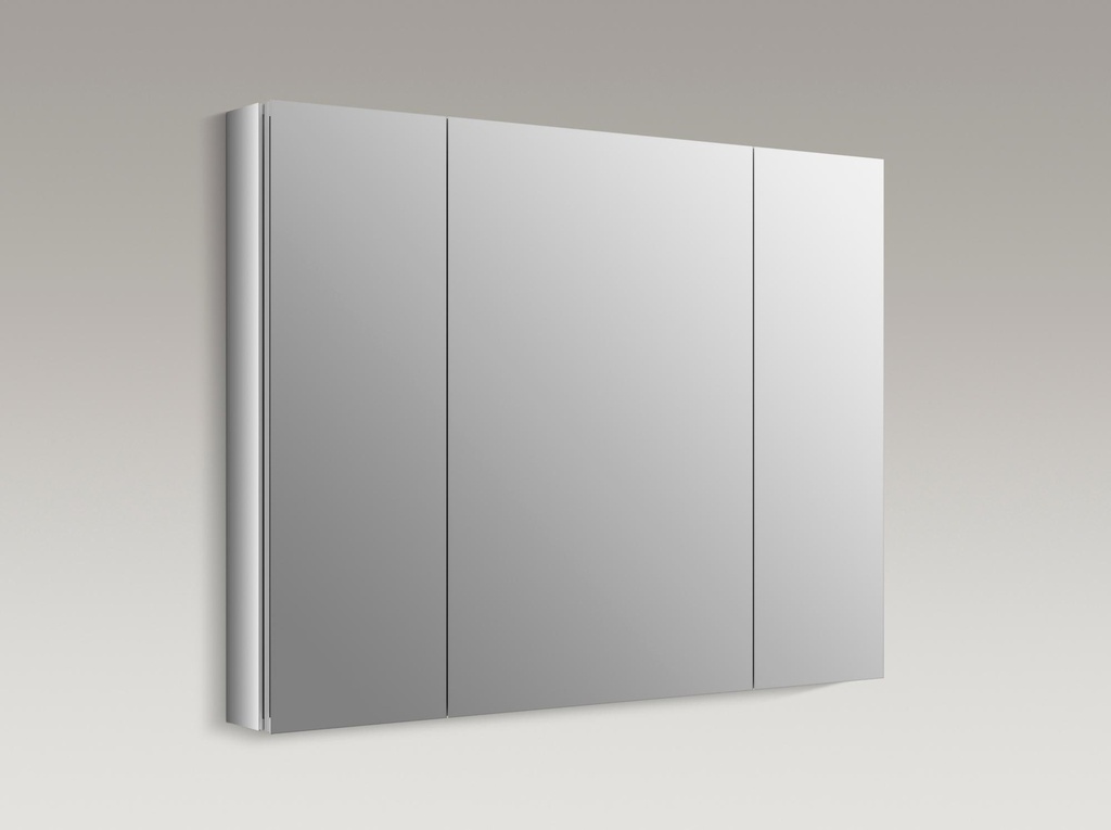 Verdera 40" x 30" Aluminum Medicine Cabinet with Magnifying Mirror and Slow-Close Door