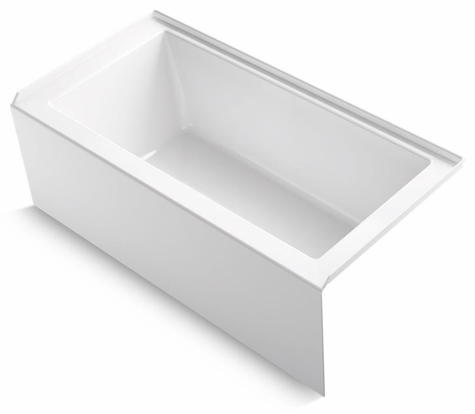 Underscore Rectangle 60" x 30" Alcove Bath with Integral Apron/Flange and RH Drain