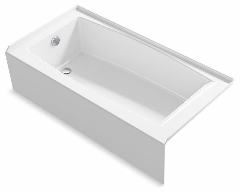 Entity 60 x 30 Alcove Bathtub with LH Drain