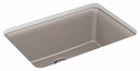 Cairn 27-1/2" 1 Bowl Neoroc Undermount Sink with Rack