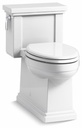 Tresham Comfort Height 1-Piece Compact Elongated 1.28 GPF Toilet with Quiet-Close Seat