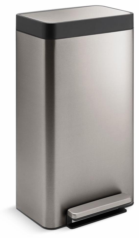8 Gallon Stainless Steel Step Trash Can