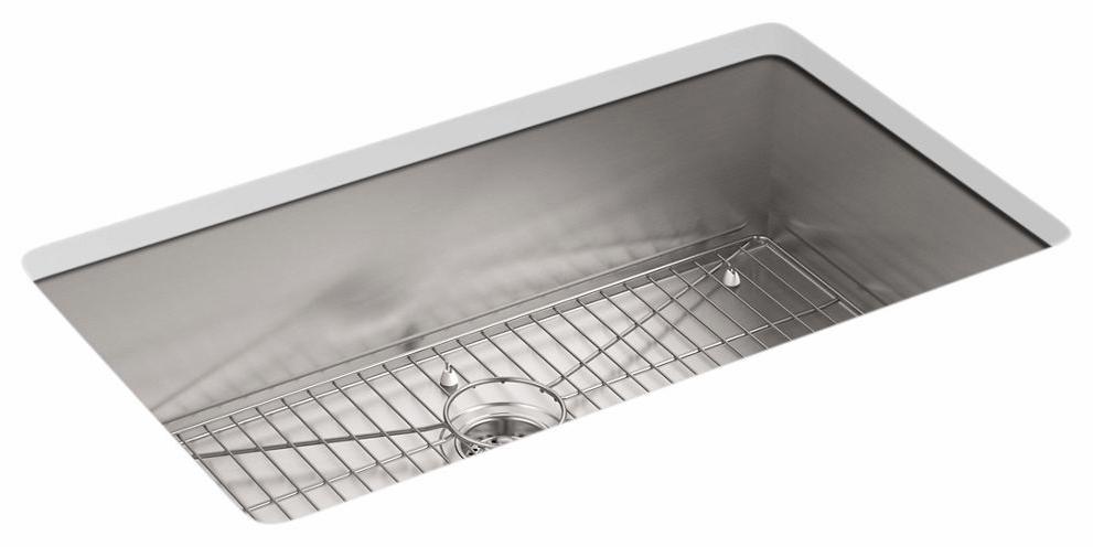 Vault 33" 1 Bowl 4-Hole Dual Mount Kitchen Sink