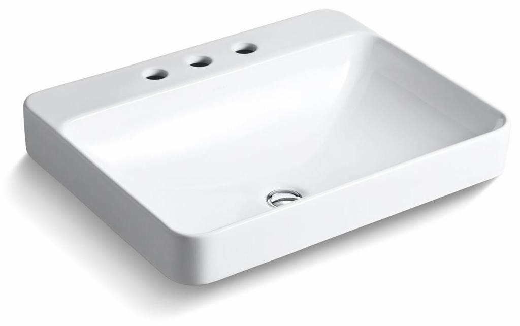 Vox Rectangle Widespread Bathroom Vessel Sink