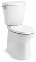 Betello ContinuousClean XT two-piece elongated toilet with skirted trapway, 1.28 gpf