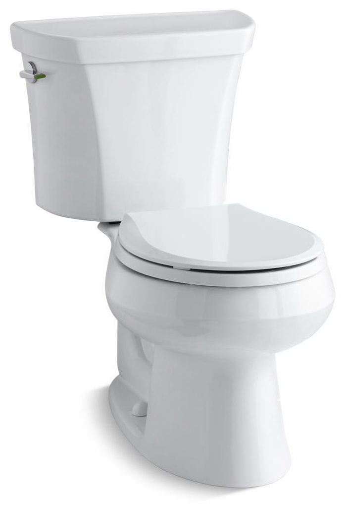 Wellworth 2-Piece Round Front Dual Flush Toilet (less seat)