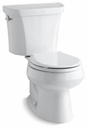 Wellworth 2-Piece Round Front Dual Flush Toilet (less seat)