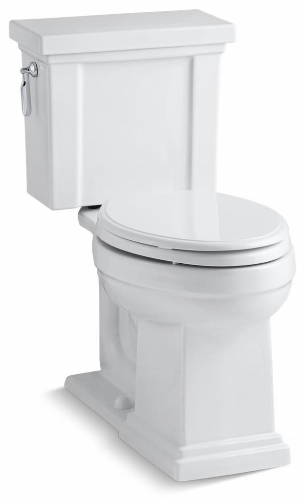 Tresham Comfort Height 2-Piece Elongated 1.28 GPF Toilet (Less Seat)