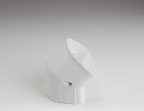 LD 4.5" 45 OUT VERT ELL WH 122