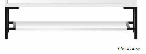 Metal Base and Shelf for 48" Modric Vanity