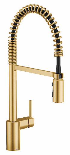 Align Pre-Rinse Kitchen Faucet with Spring Pulldown Spray