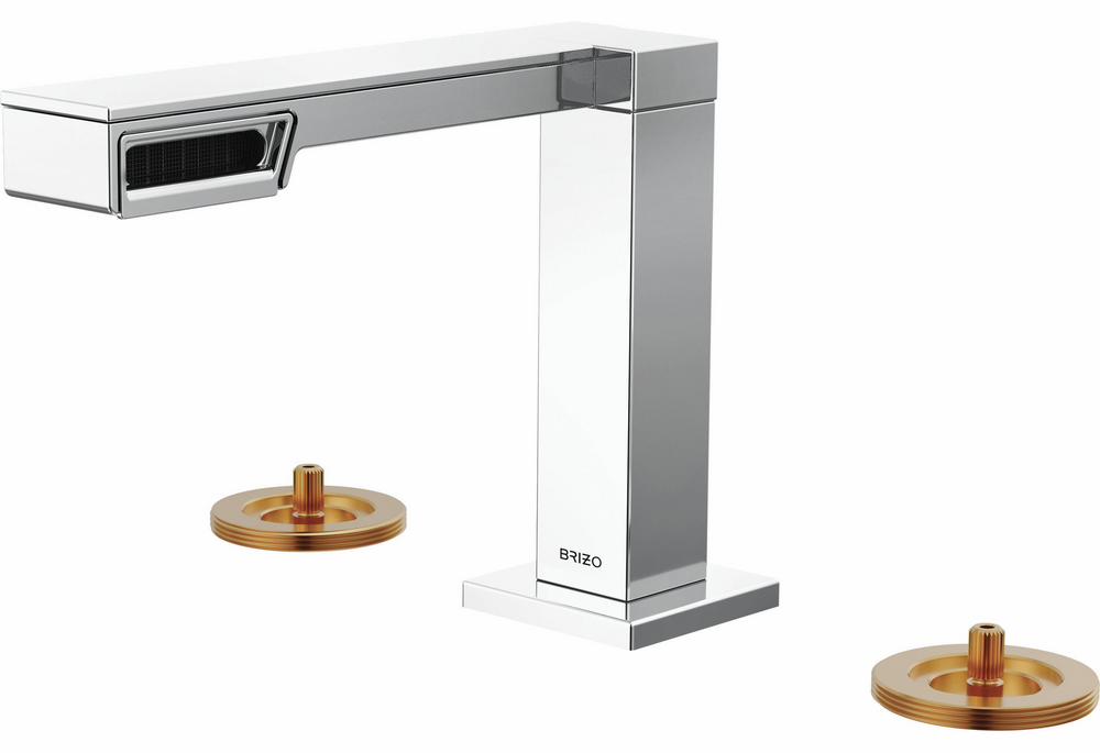 Frank Lloyd Wright Widespread Bathroom Faucet (Less Handles)