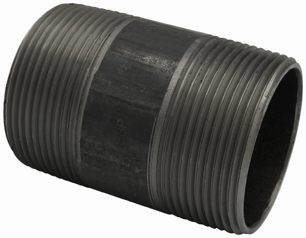 1-1/4 X 2 STD BLACK STEEL NIPPLE