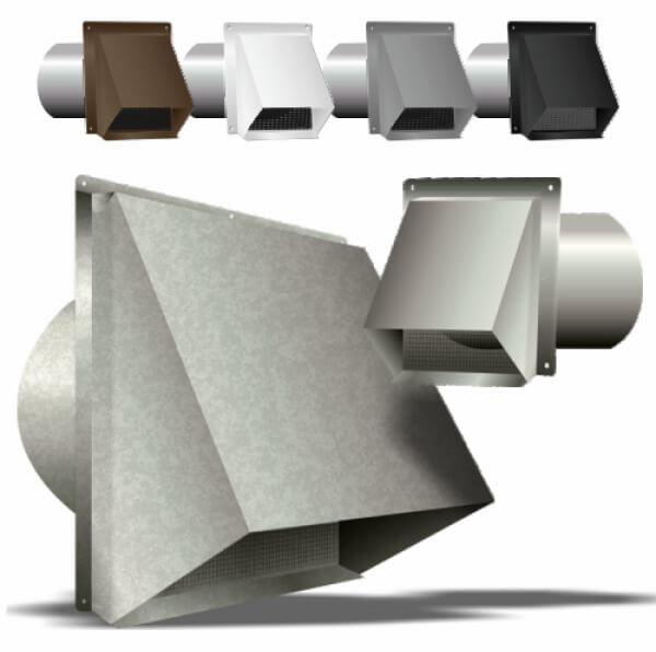 5" Fresh Air Intake Projection Hood Black