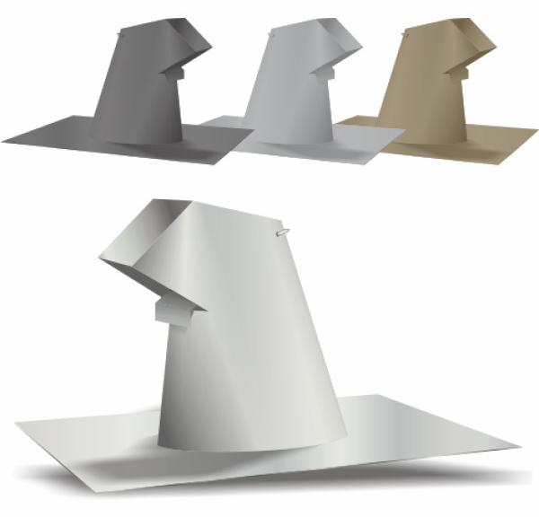 7" Goose Neck Roof Jack 30ga