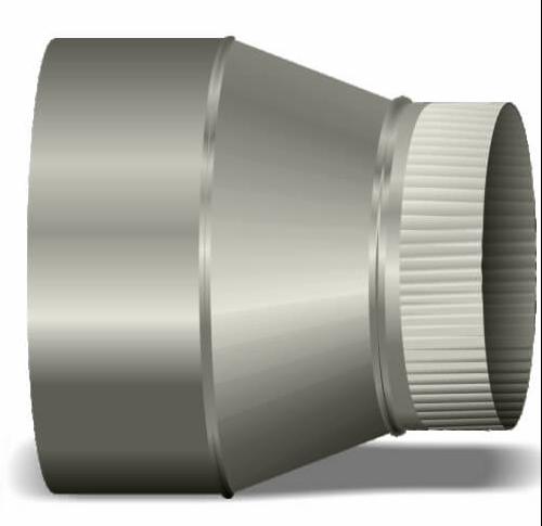 4"-5" Pipe Increaser on Center 3" Long Aluminum