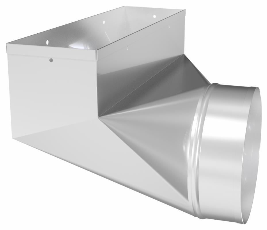 5" x 2-1/4" x 12" Right Angle Boot