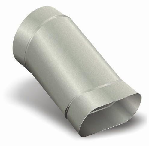 4" Round to 3" x 5" Oval Universal Boot