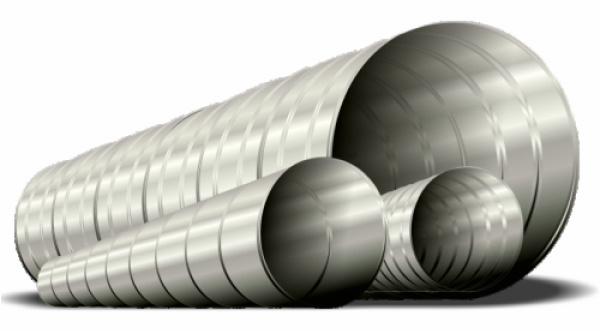 18" x 10' Spiral Pipe 16ga Smooth (per foot)