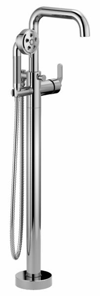 Litze Freestanding Floor Mount Tub Filler (Less Handle)