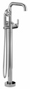 Litze Freestanding Floor Mount Tub Filler (Less Handle)