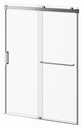 Akcess Plus (Box 1 of 2) 60" x 77" Internal Panel Sliding Shower Door with Towel Bar