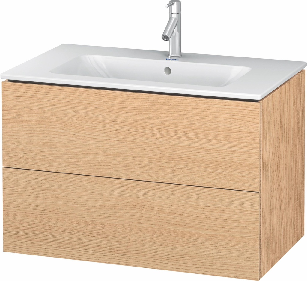 L-Cube Wall Mount Vanity with 2 Drawers (Cabinet Only)