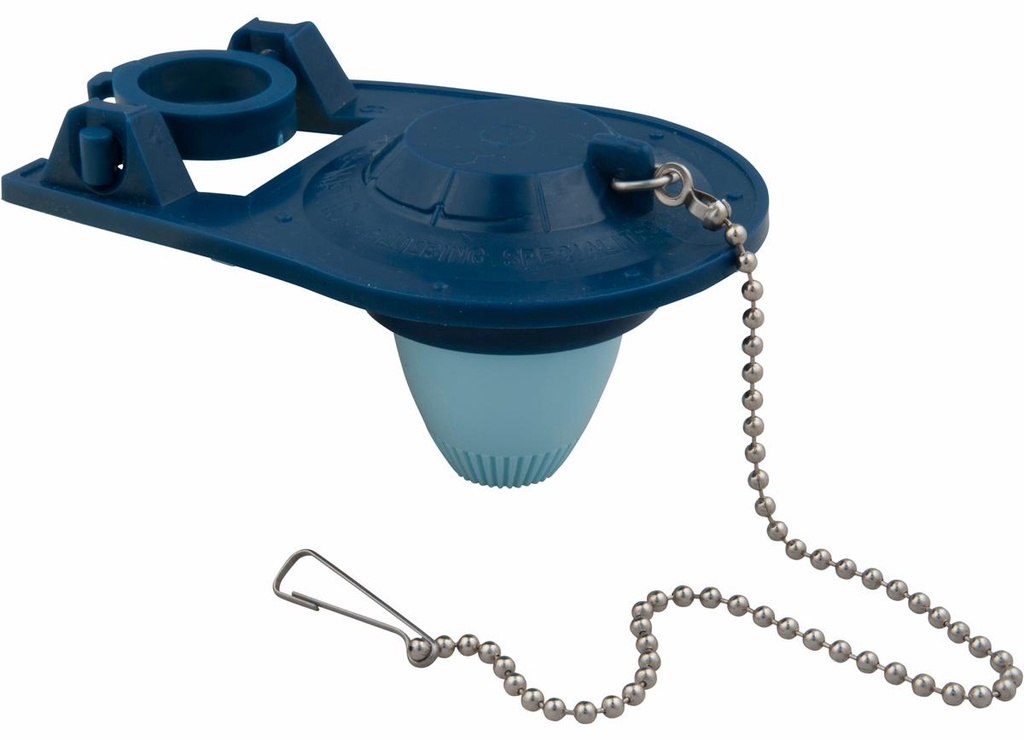 FLAPPER 2" - UNIVERSAL FIT BLUE W/AS ADAPTER