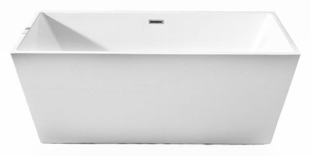 Gaze Spellbound Freestanding Tub with White Drain