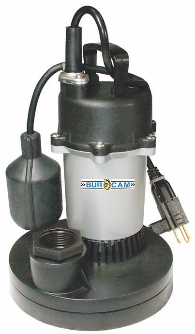 SUMP 1/3HP 115V 9'CORD BRN 300600