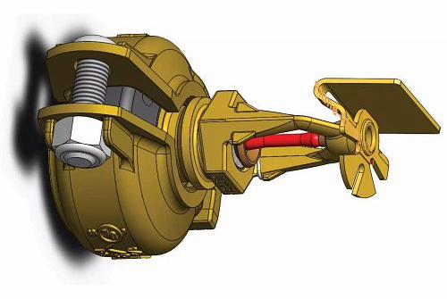1/2" Quick Response 155F K5.6 Horizontal Sidewall Sprinker Head Brass w/V9 Coupling FireLock V2710