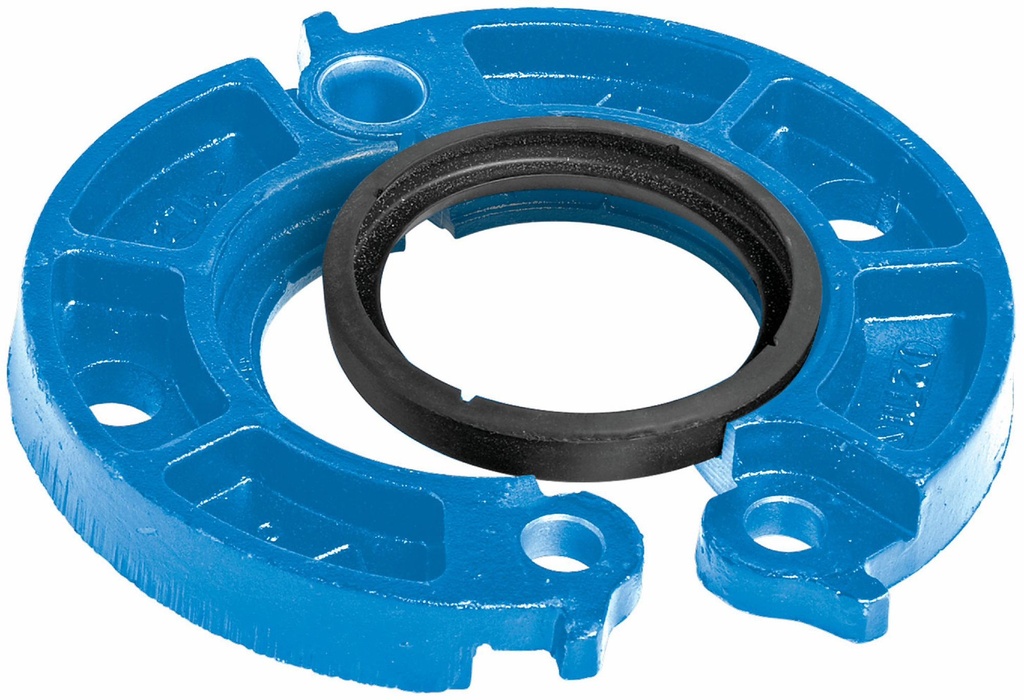 6" Vic-Flange Adapter Blue for Potable Water Applications Style 841