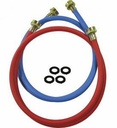 5' Red and Blue Washing Machine Hose Set