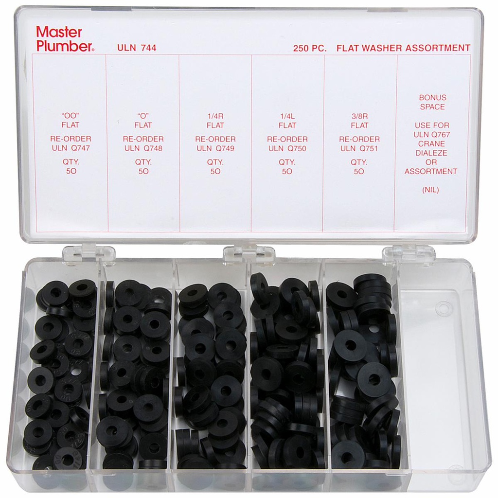 250 PC. FLAT THIN WASHER