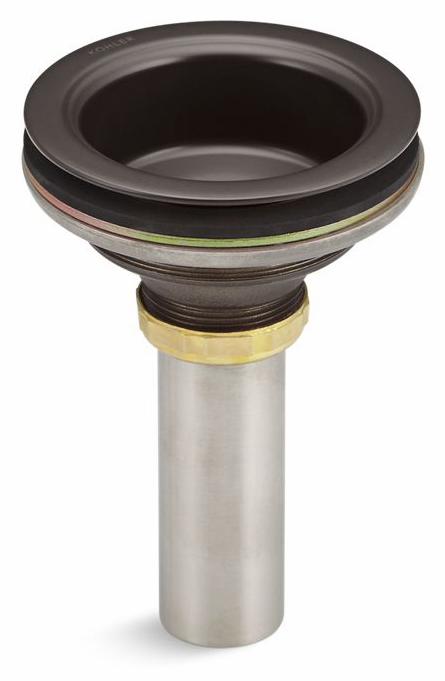 Duostrainer Sink Drain Body with Tailpiece