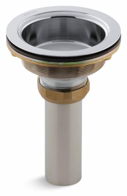 Duostrainer Sink Drain Body with Tailpiece