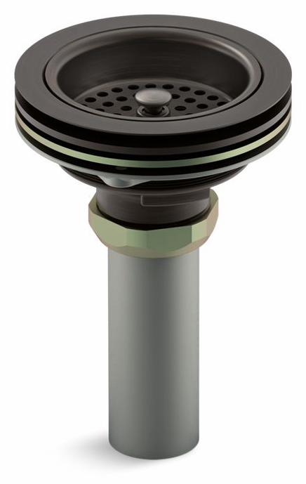 Duostrainer Sink Drain and Strainer with Tailpiece