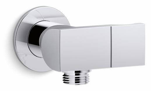 Exhale Hand Shower Holder with Supply Elbow and Check Valve